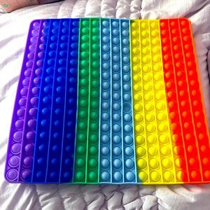16x16 rainbow pop it